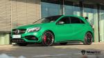 Mercedes-AMG A45 in Satin Sheer Lucky Green by WrapStyle 2017 года